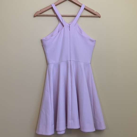 Elizabeth And James | Light Pink Sonya Mini Skater Style Fit & Flare Dress 4 - Picture 15 of 16